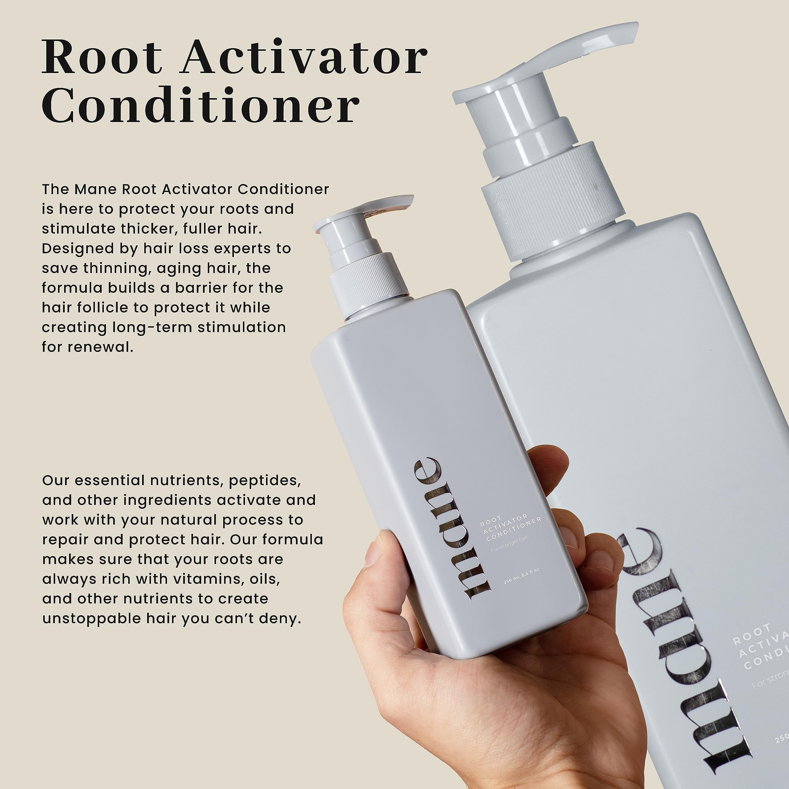 Best Hair Growth Conditioner & Beard Growth Oil for Men - Natural Thickening & Strengthening Treatment for Healthy Hair & Facial Hair Care - Perfect for Daily Use & Grooming Routine