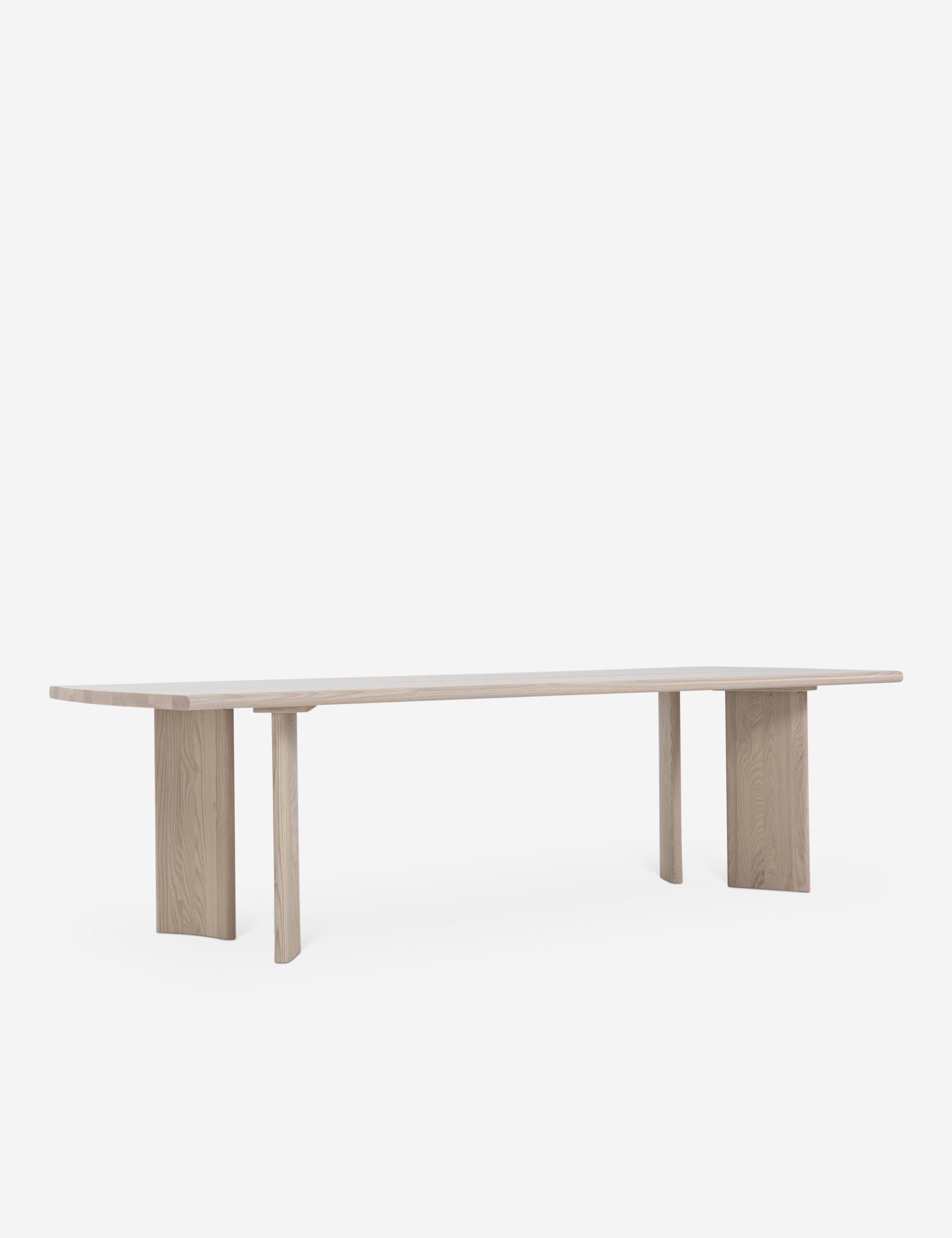 Sun at Six Crest Dining Table - Modern Solid Wood Dining Table for Kitchen & Dining Room - Perfect for Family Gatherings & Dinner Parties
