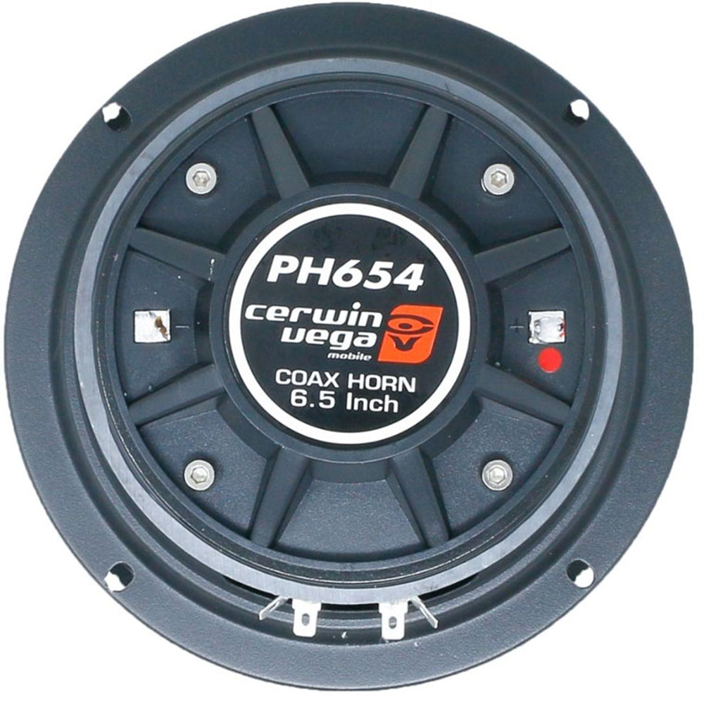 Cerwin Vega PH 654 6.5 Inch PRO Full Range Coaxial Horn Speaker - High Performance Audio for Home Theater, DJ Setup & Live Music Events
