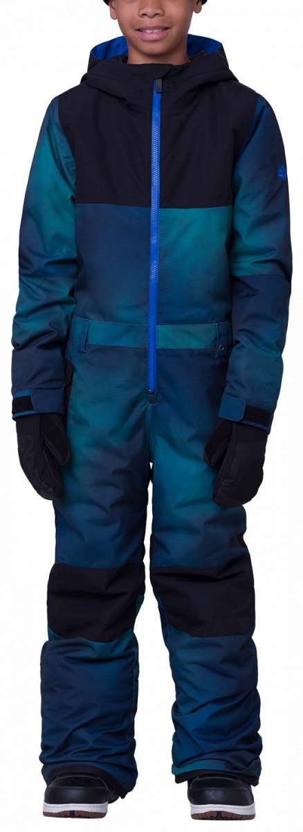 686 Boys Shazam Insulated One-Piece Snowsuit | Waterproof Winter Snowsuit for Kids | 2024 Edition | Perfect for Skiing, Snowboarding & Cold Weather Play