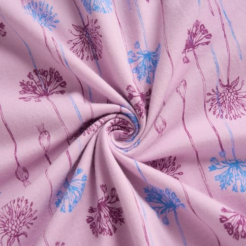 Danerlion Floral on Purple