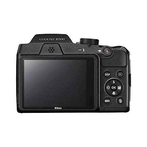 Nikon COOLPIX B500 16MP Digital Camera with 40x Optical Zoom, 1080p Video & Built-in Wi-Fi (Black) - Perfect for Travel, Wildlife Photography & Vlogging