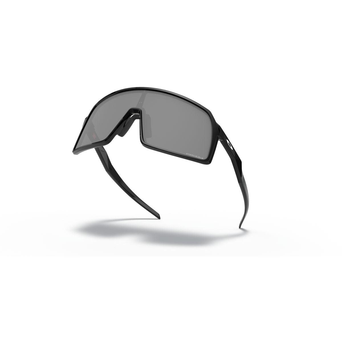Oakley Sutro Sunglasses (Low Bridge Fit) - Polished Black Frame with Prizm Black Lenses - Model 0OO9406A 940602 - Perfect for Cycling, Running & Outdoor Sports