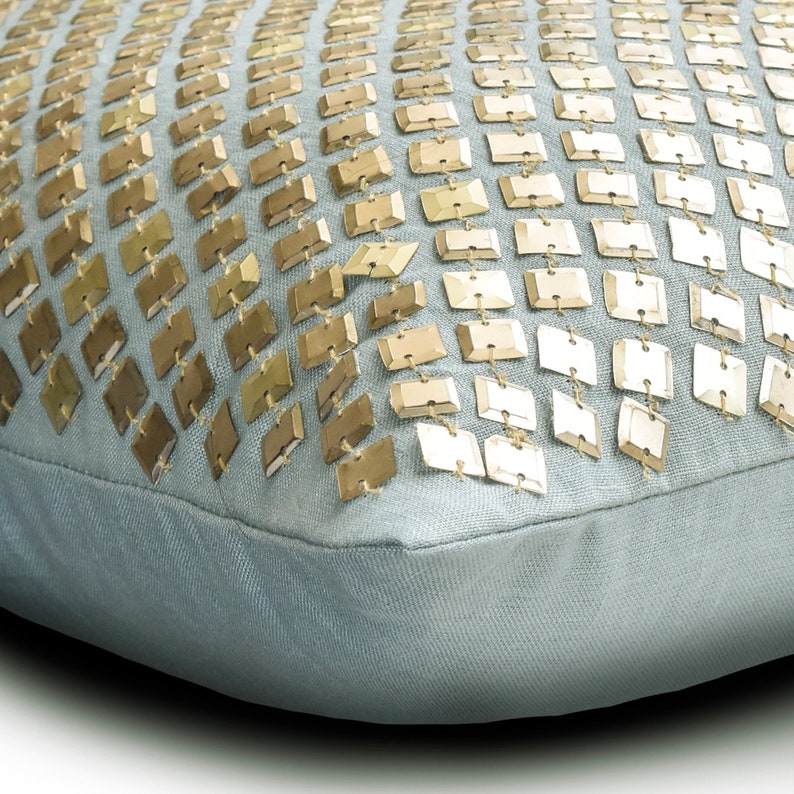 Adele Blue Linen Lumbar Pillow Cover - Soft & Stylish Support for Sofa, Bed, or Office Chair - Home Decor & Comfort