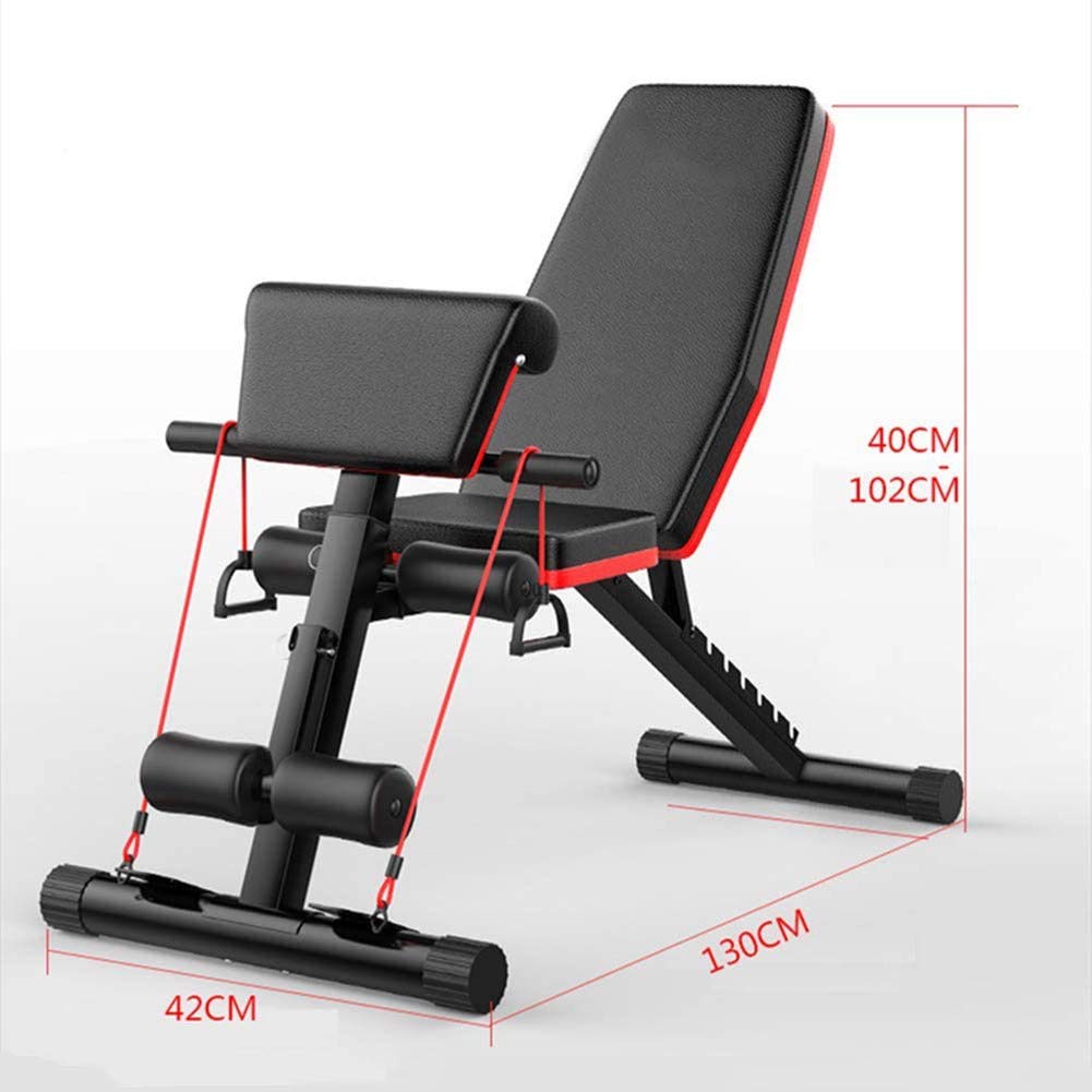 Adjustable Weight Bench for Home Gym - Foldable Workout Bench with Incline & Flat Positions for Full Body Training | Perfect for Dumbbell Press, Abs Workout & Strength Exercises | Compact Fitness Equipment for Small Spaces & Home Workouts