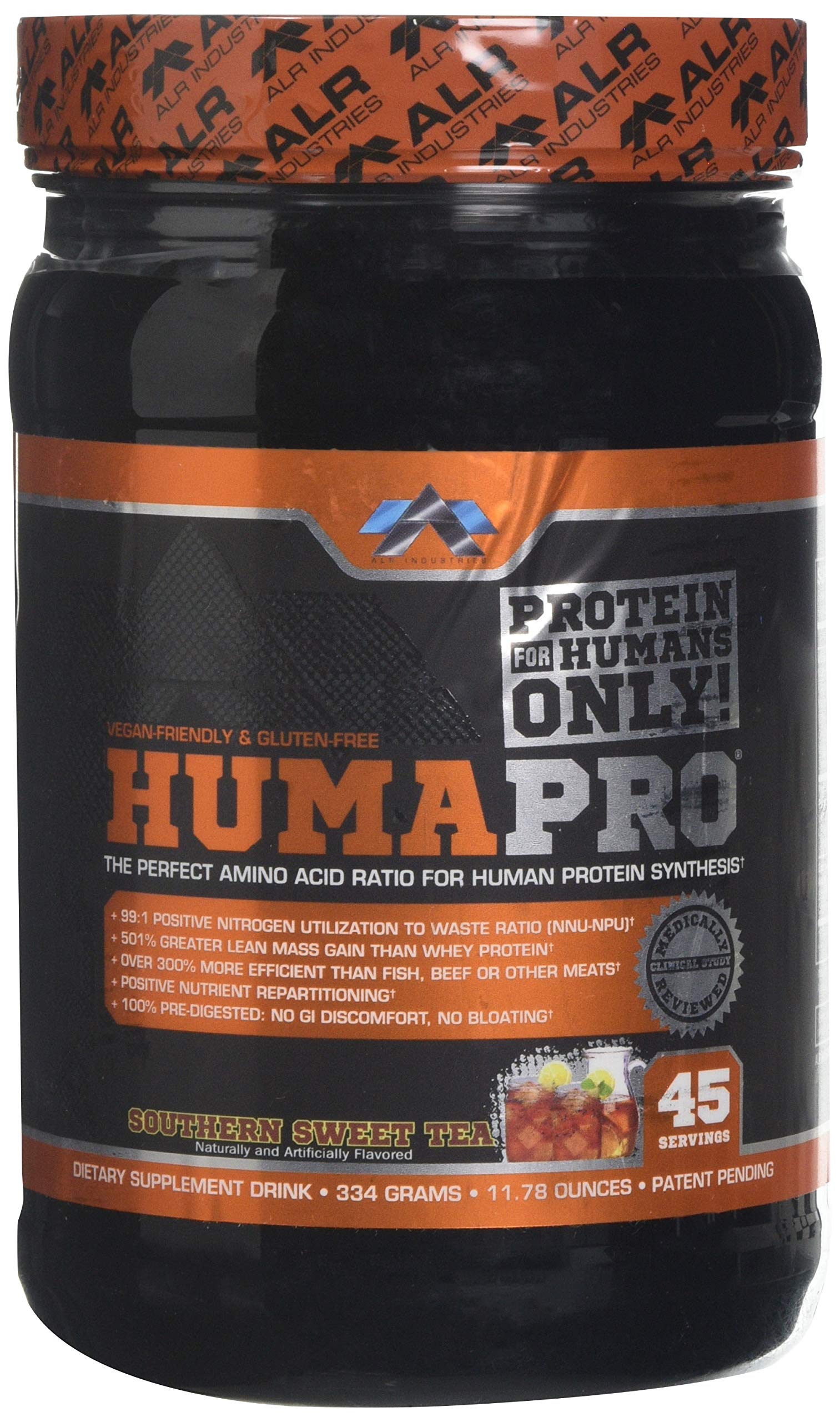 ALRI HumaPro Southern Sweet Tea Protein Powder - 334g | Premium Amino Acid Supplement for Muscle Recovery & Workout Performance | Perfect for Post-Workout Shakes & Fitness Enthusiasts