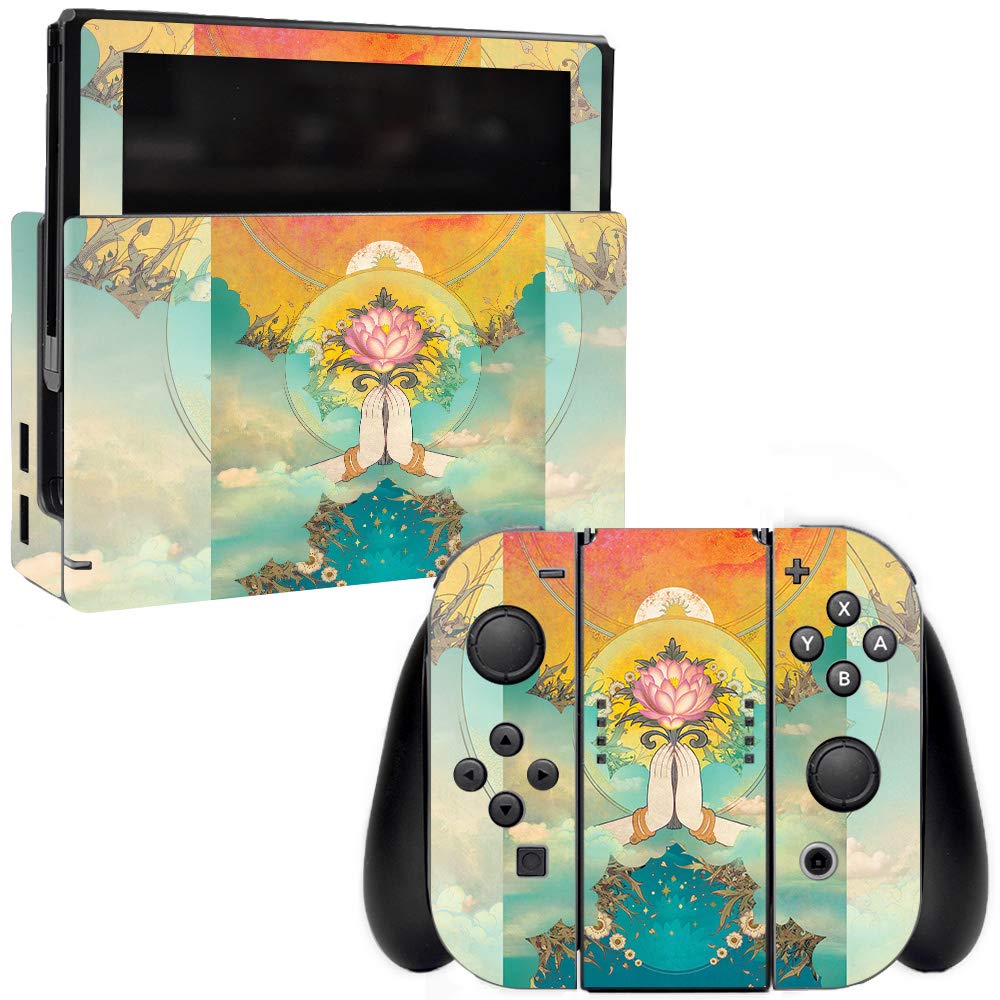 MightySkins Protective Vinyl Decal Wrap Cover for Nintendo Switch - Divine Offering Design | Durable, Customizable Skin | Easy to Apply & Remove | Made in USA | Perfect for Gaming, Travel & Personalization