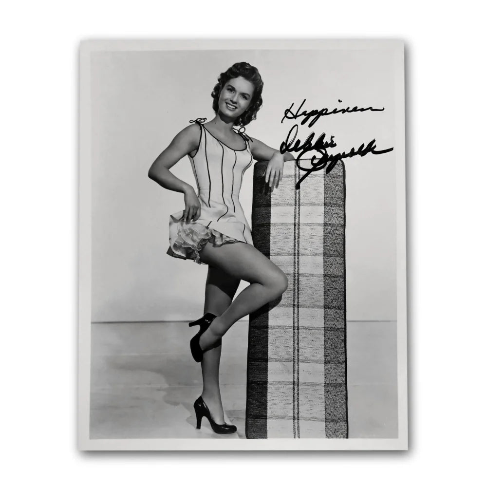 Debbie Reynolds Autographed 8x10 Photo - JSA COA Certified - Singin' in the Rain & Carrie Fisher Memorabilia - Perfect for Movie Collectors, Hollywood Memorabilia Displays & Vintage Film Fan Gifts