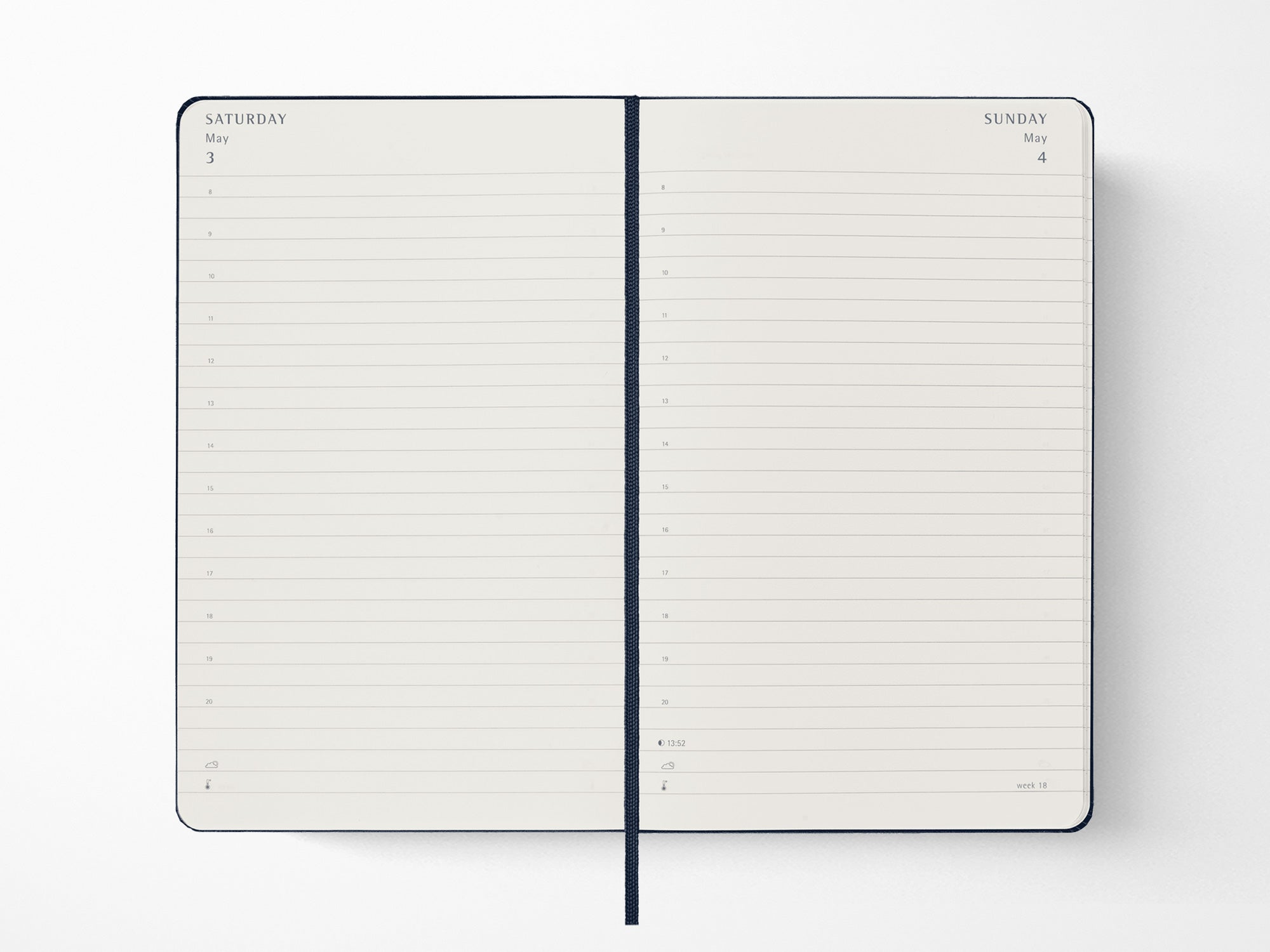 2026 Moleskine Daily Planner - Sapphire Blue Hardcover Notebook with Premium Paper | Perfect for Work, School & Personal Organization | Gift Idea for Professionals & Students