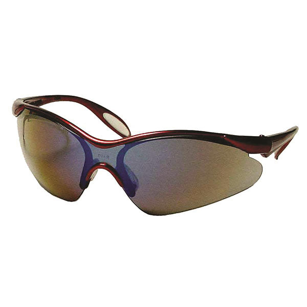 Dentec Safety MIRANDA™ Burgundy Frame CSA Certified Safety Glasses with Paddle Temples - Ideal for Construction, Woodworking, and Industrial Work Protection
