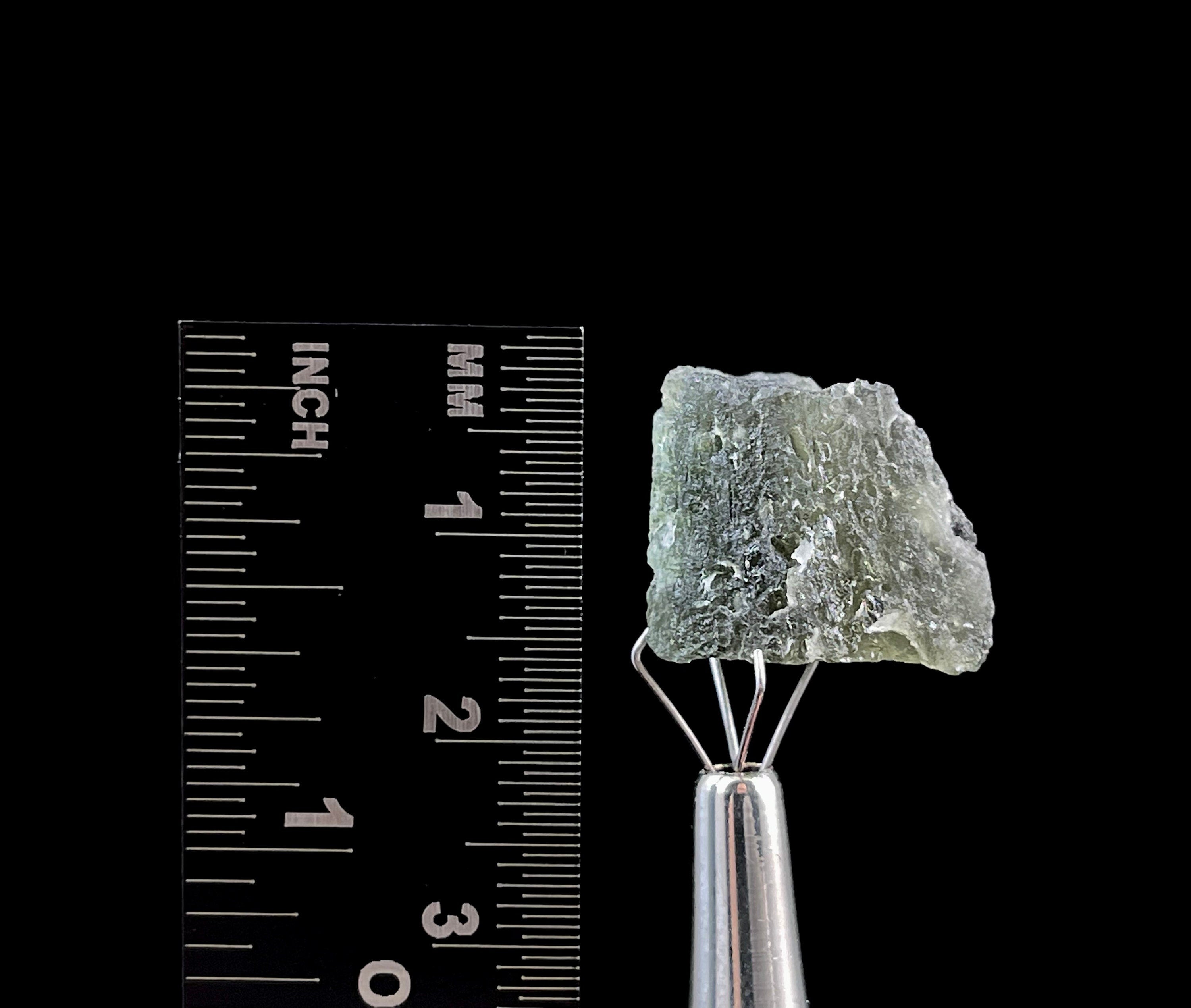 2.7g Raw Moldavite Crystal - Genuine Natural Moldavite Stone for Jewelry Making & Energy Healing | 51503 | Perfect for Meditation, Spiritual Gifts & Crystal Collections