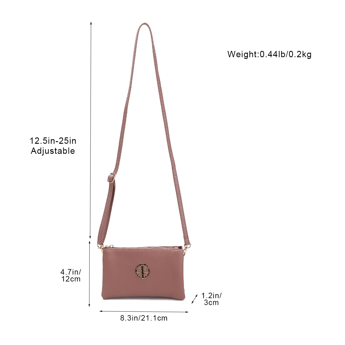 Women's Gladdon Small Crossbody Bag - Adjustable Strap for Summer & Travel