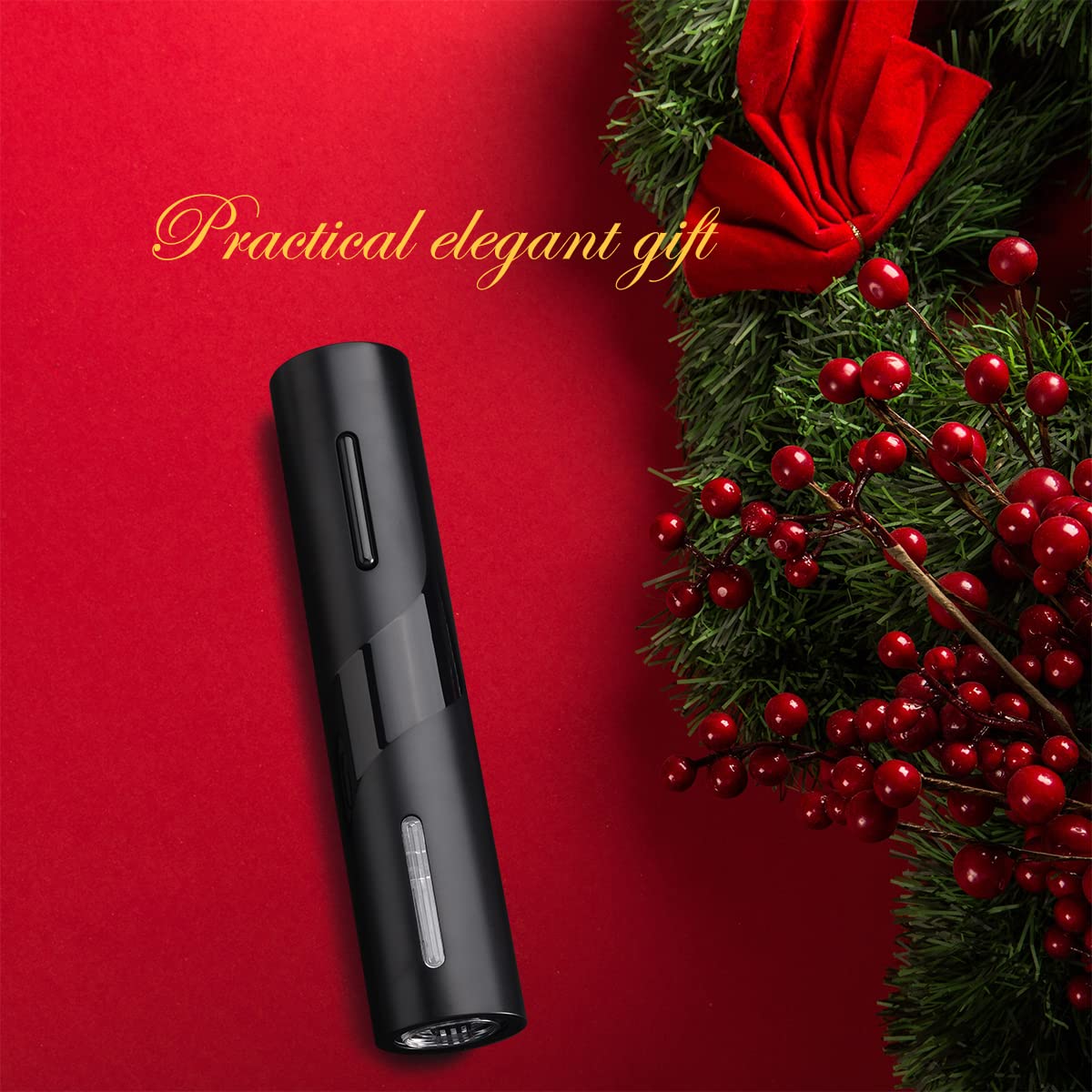 Electric Wine Opener Set - Automatic Cordless Wine Bottle Opener with Foil Cutter, Aerator, Pourer & Vacuum Stopper - Perfect for Home, Kitchen, Bar, Restaurant & Party Gifts - Enjoy Hassle-Free Wine Opening & Preservation for Dinner Parties, Date Nights & Entertaining Guests