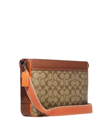 Coach District Crossbody Bag in Colorblock Signature Canvas - Stylish & Functional Purse for Women, Perfect for Work, Travel & Everyday Use