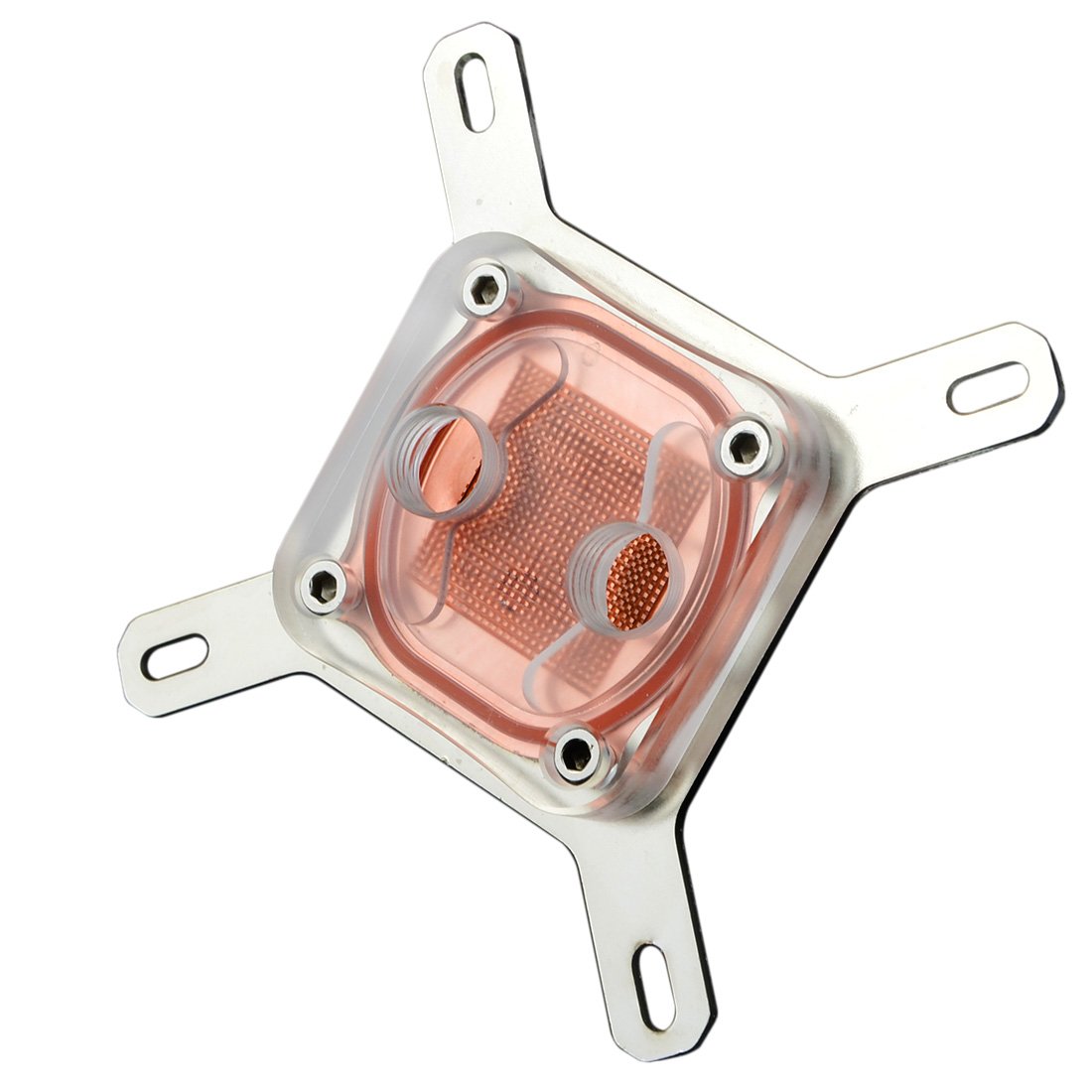 Professional Transparent CPU Water Cooling Block for Intel Systems - Ideal for High-Performance Gaming and Overclocking PCs