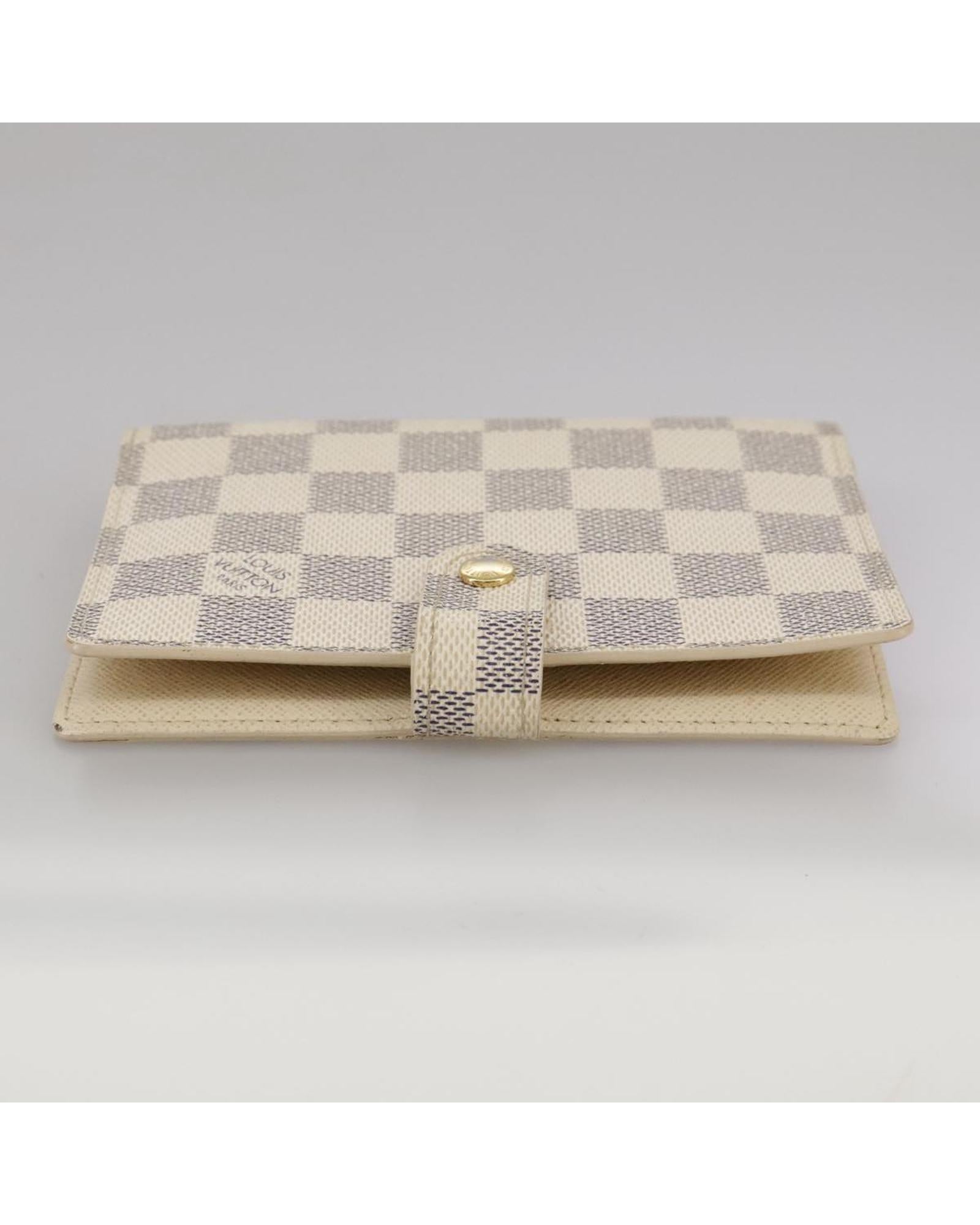 Louis Vuitton Agenda PM Damier Azur Leather Planner - Luxury Organizer for Business & Personal Use - Perfect for Meetings, Travel & Daily Scheduling
