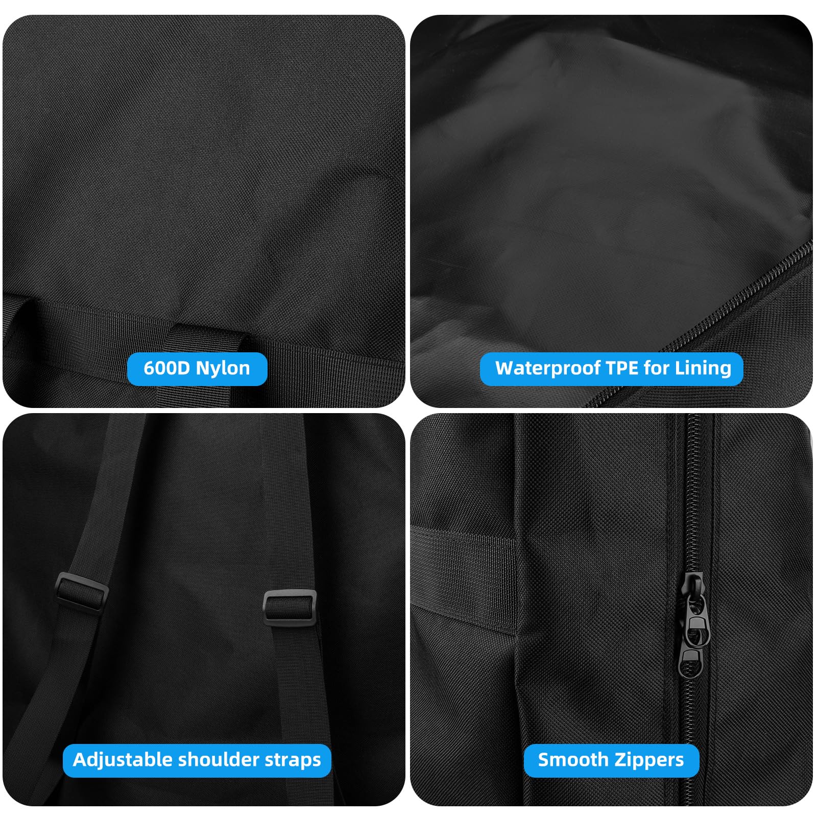 **Xxerciz Replacement Carry Bag for Folding Chairs – Adjustable Shoulder Strap & Zippered Storage – Compatible with Camp Chairs, Lounge Chairs, Zero Gravity Chairs – Perfect for Patio, Camping, Travel & Outdoor Storage**