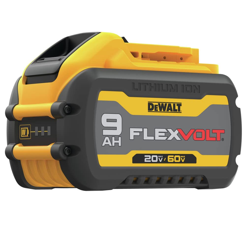 DEWALT DCST972X1 60V MAX Cordless String Trimmer Kit with 17-Inch Cutting Swath, 9.0Ah Battery & Charger Included - Attachment Capable for Lawn Care, Yard Maintenance & Landscaping