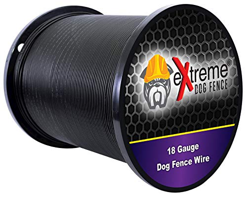 Professional Heavy Duty 18 Gauge Electric Dog Fence Wire - 1000 ft Direct Burial Rated Perimeter Wire for Underground Pet Containment Systems - Weatherproof & Durable for All Seasons - Perfect for Backyard, Farm, and Large Property Dog Fencing