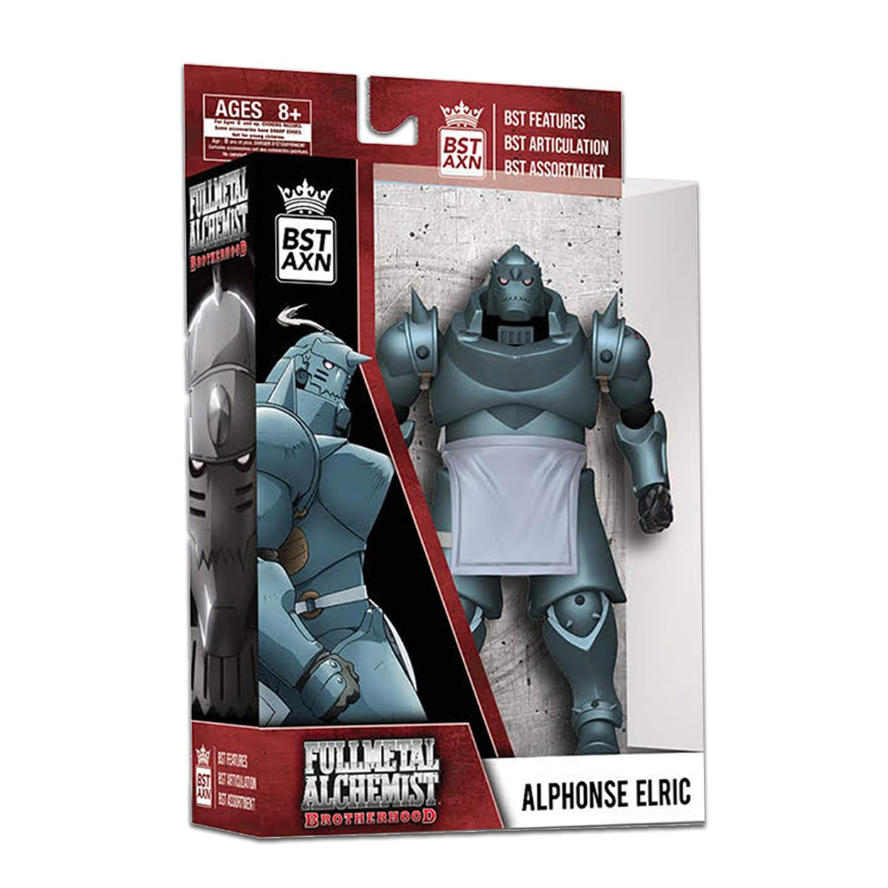 The Loyal Subjects BST AXN Alphonse Elric Action Figure - Fullmetal Alchemist Collectible for Anime Fans | Perfect for Display, Gifts, and Cosplay Scenes