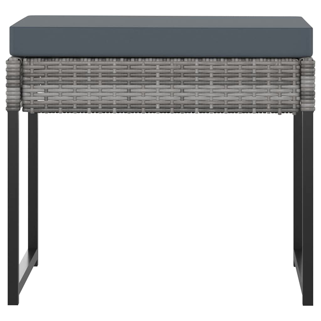 Modern 13-Piece Gray Poly Rattan Patio Furniture Set with Cushions - Outdoor Dining & Conversation Set for Home, Lawn, Balcony | Perfect for Backyard BBQs, Poolside Relaxation & Garden Parties