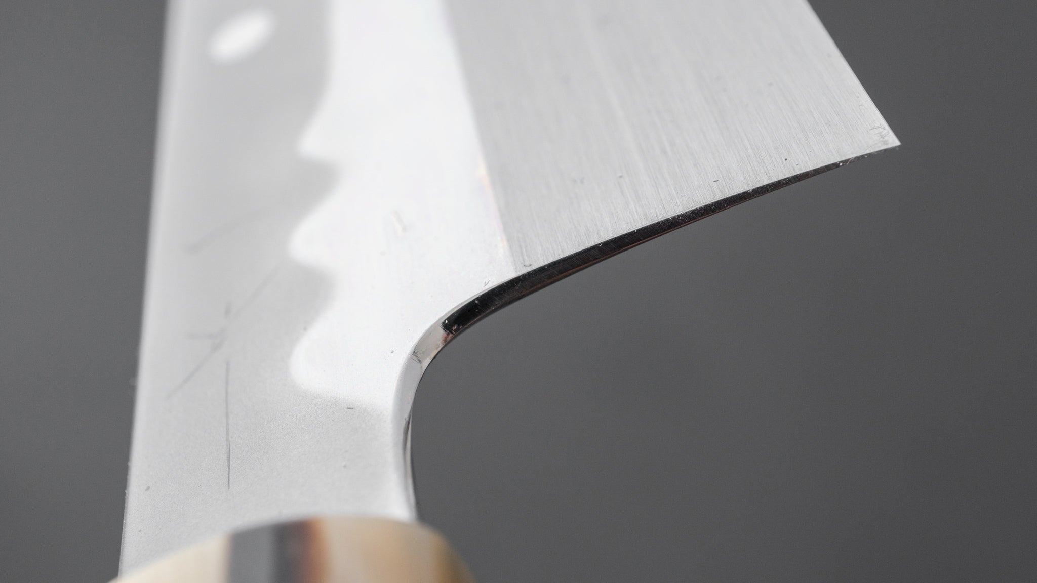 Hitohira Togashi Kyuzo White #1 Fuji Hakumon Mizu Honyaki Gyuto 240mm Japanese Chef Knife with Taihei Ebony Handle (#059) - Premium Kitchen Knife for Sushi, Meat Cutting & Professional Cooking