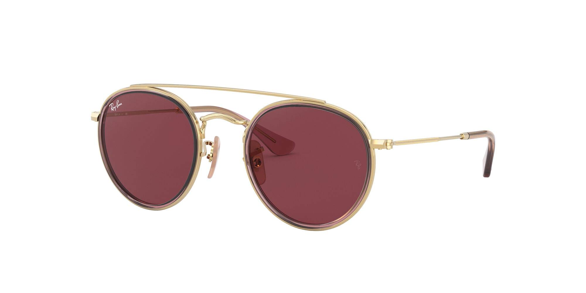 Ray-Ban Kids' RJ9647S Metal Round Sunglasses - UV Protection, Lightweight & Durable for Outdoor Play, Beach, and Sports Activities