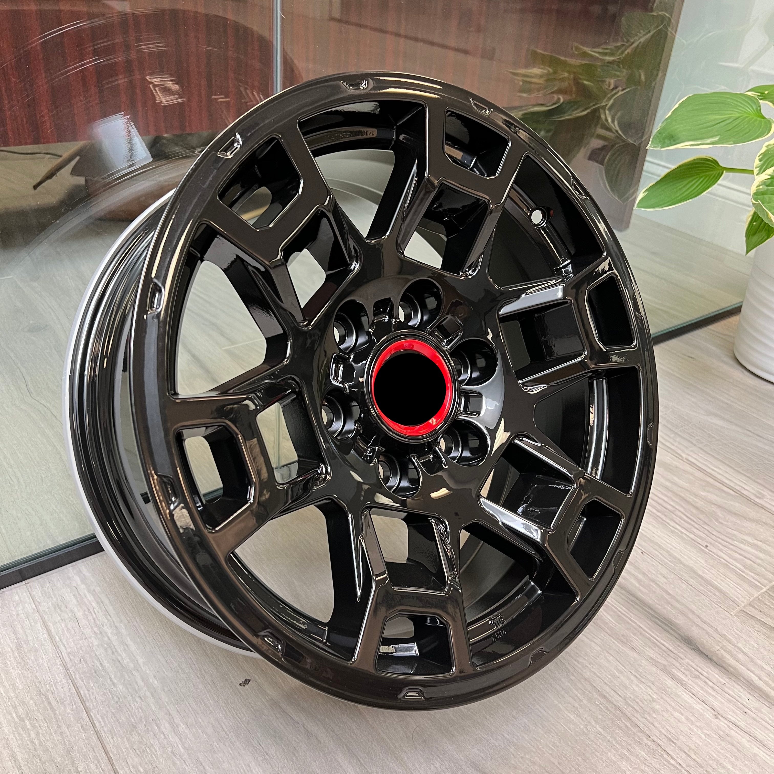 2021 Black Pro Style 17-Inch Wheels for Toyota Tacoma, 4Runner, FJ Cruiser, Sequoia & Land Cruiser - Off-Road & Street Performance Upgrade