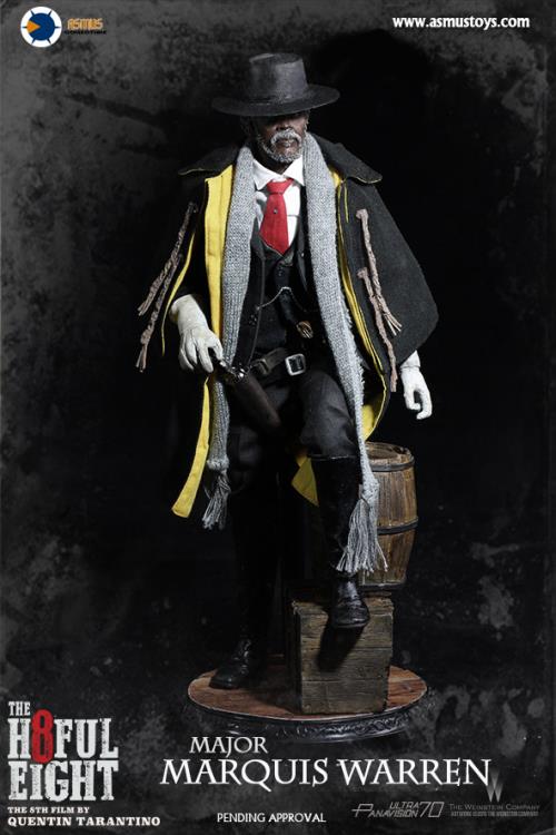 Asmus 1/6 Scale The Hateful Eight Major Marquis Warren Collectible Action Figure - Perfect for Movie Fans & Collectors, Display in Home Office or Theater Room