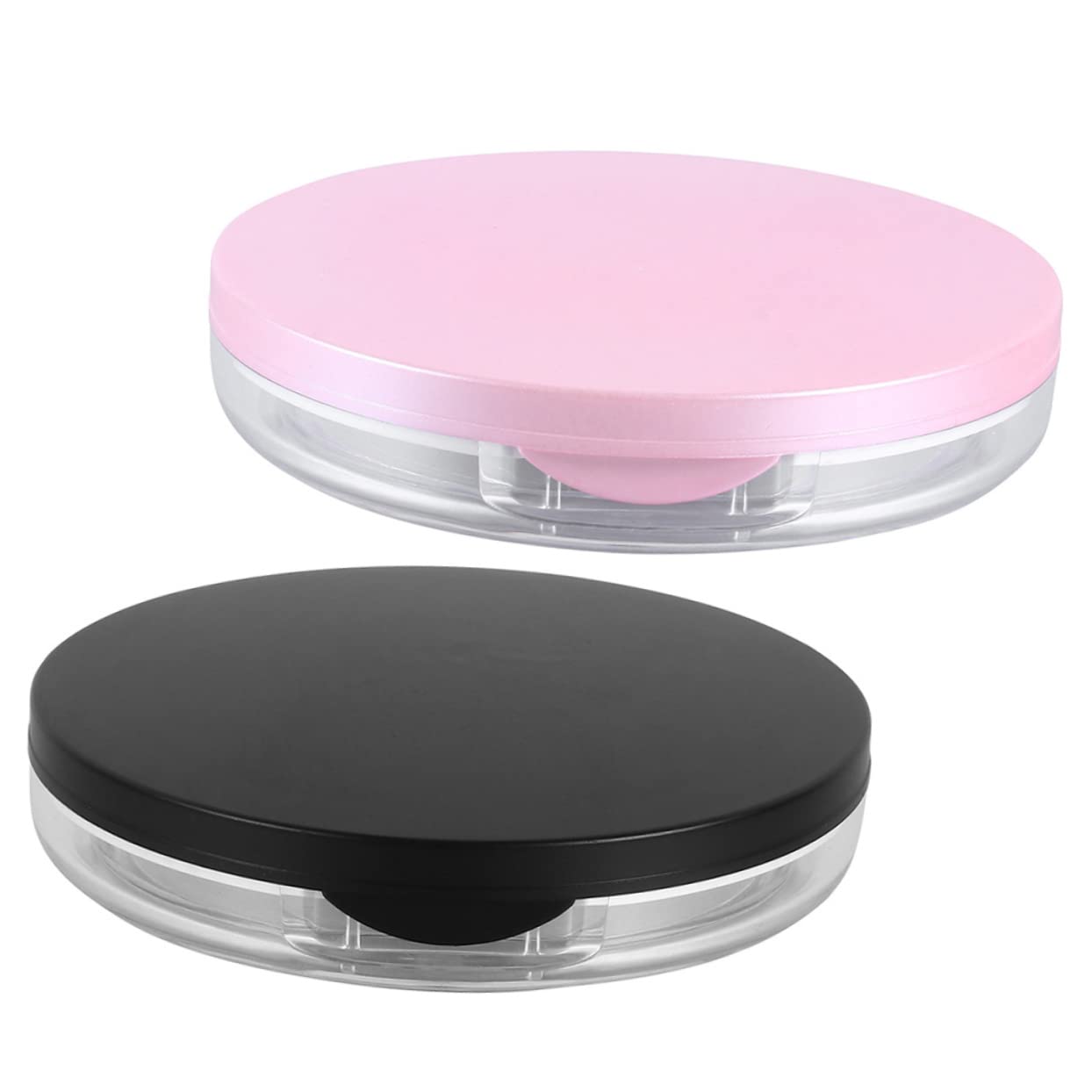 Beatifufu Makeup Powder Case - Portable Compact Powder Holder for Women | Perfect for Travel, Touch-ups & DIY Makeup Kits