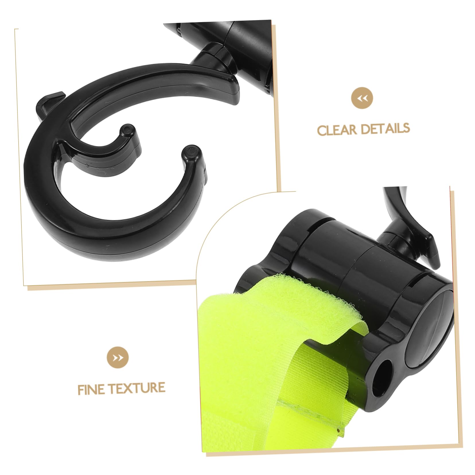 TOPPERFUN Universal Stroller Hooks for Diaper Bags, Purses & Shopping - Heavy Duty Stroller Accessories for Parents (Perfect for Grocery Shopping, Park Outings & Travel)