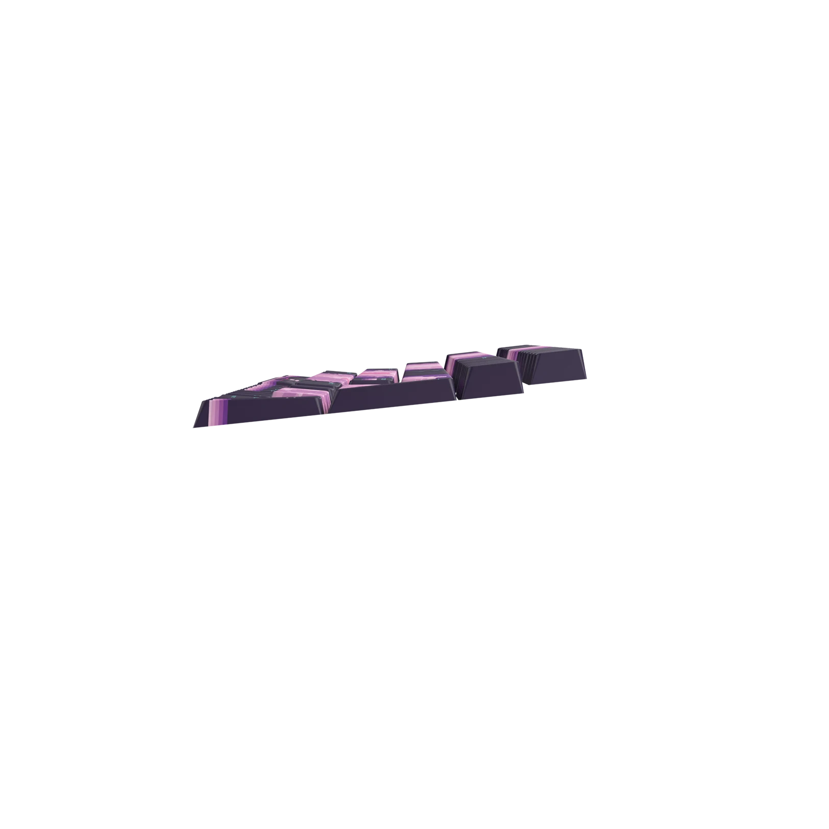 Limited Edition Synth Sunset Keycaps - Custom Mechanical Keyboard Keycaps for Gaming & Typing - Perfect for PC, Mac, and Laptop Keyboards