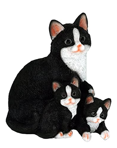 Mama Cat and Kitten - Black