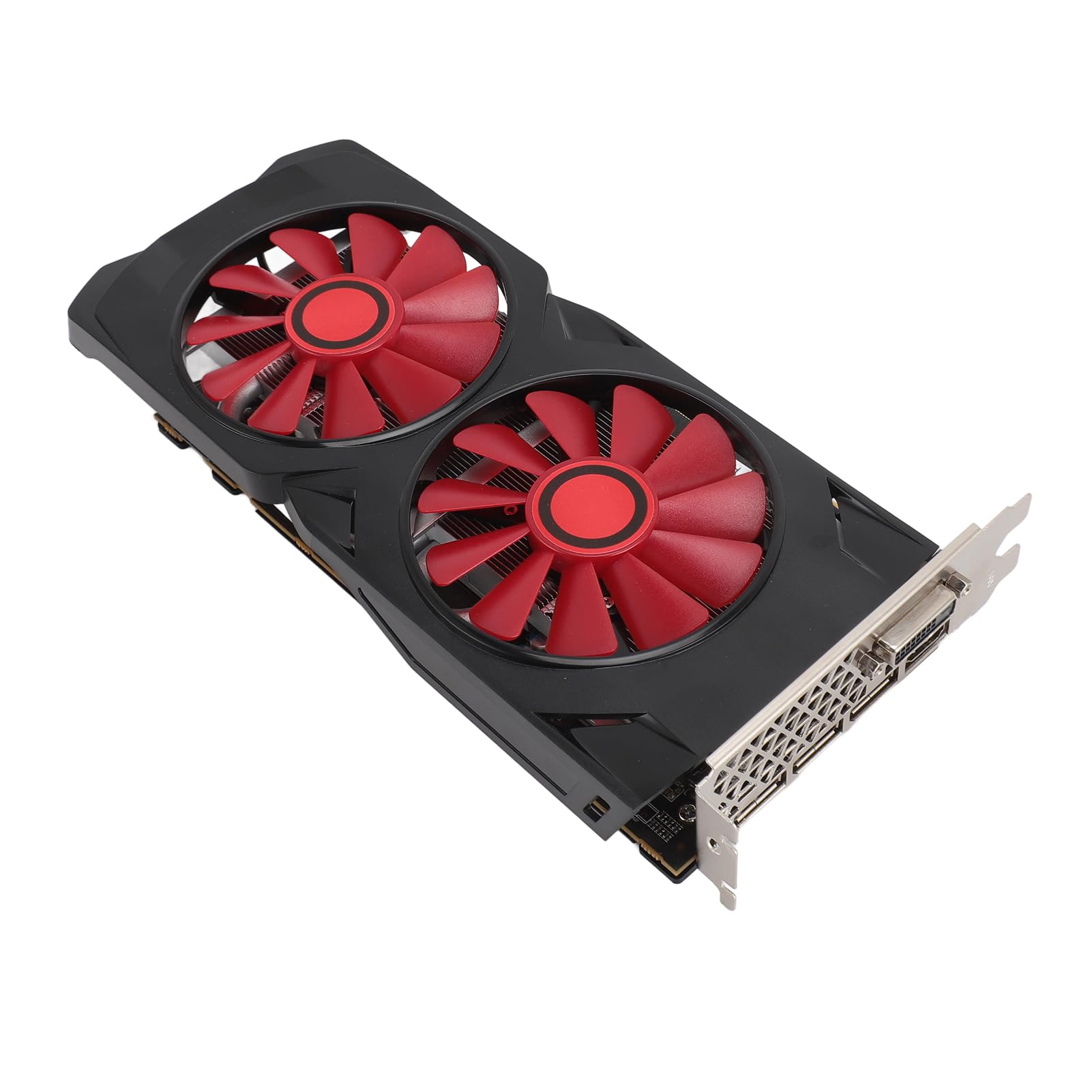 Tosuny RX580 8GB GDDR5 256-bit Gaming Graphics Card - 1380/7000MHz PCIe 2.0, Dual Cooling Fans, DirectX 11 Support - Perfect for PC Gaming, Video Editing & Office Workstations