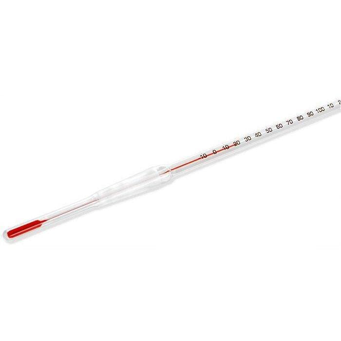 BVV Non-Mercury Glass Thermometer with 10/30 Joint - Accurate Lab & Home Temperature Measurement for Chemistry, Distillation & Scientific Experiments