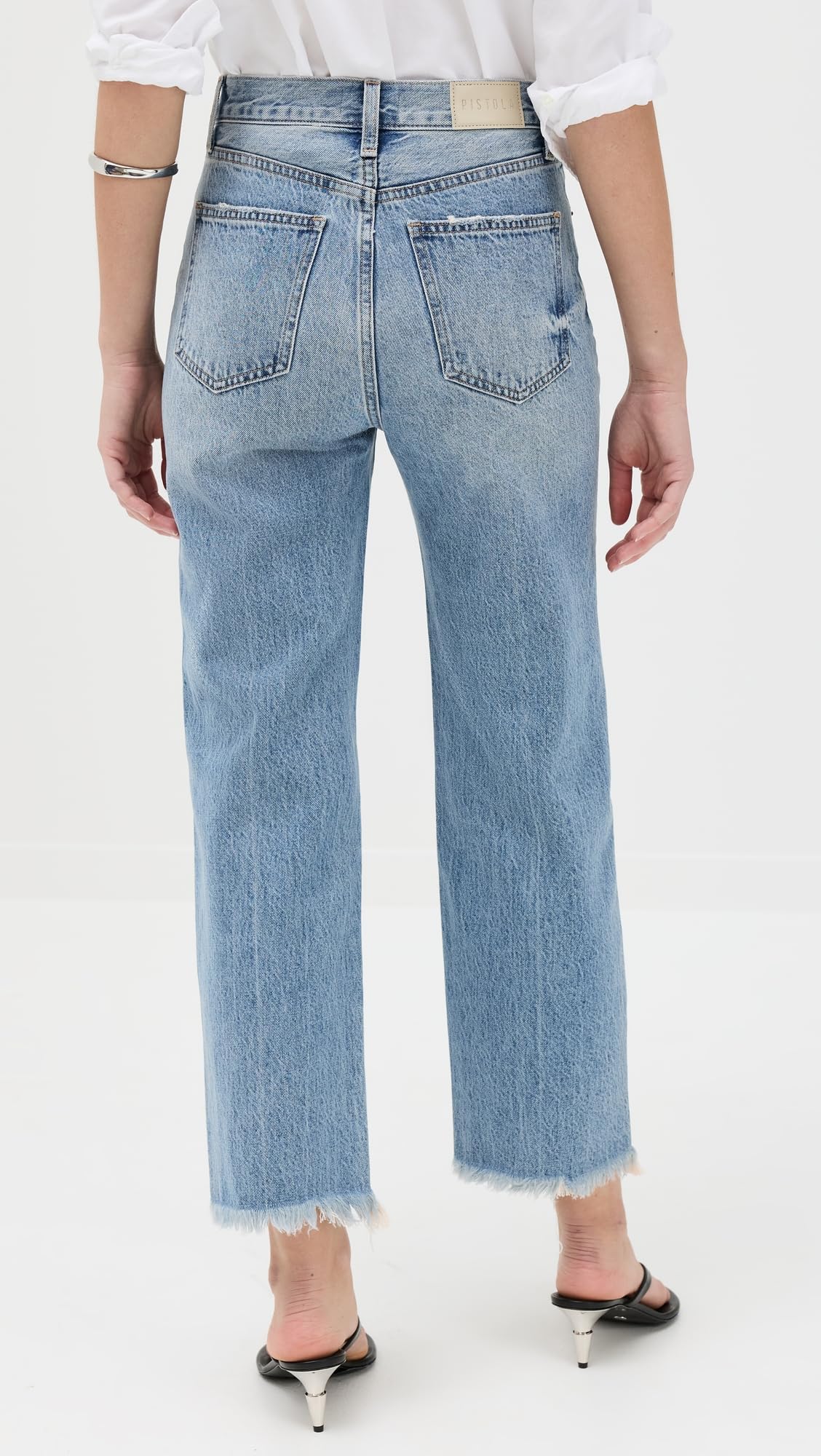 Women's High Waisted Cassie Crop Jeans - Stretch Denim Skinny Ankle Jeans for Casual Wear & Everyday Outfits
