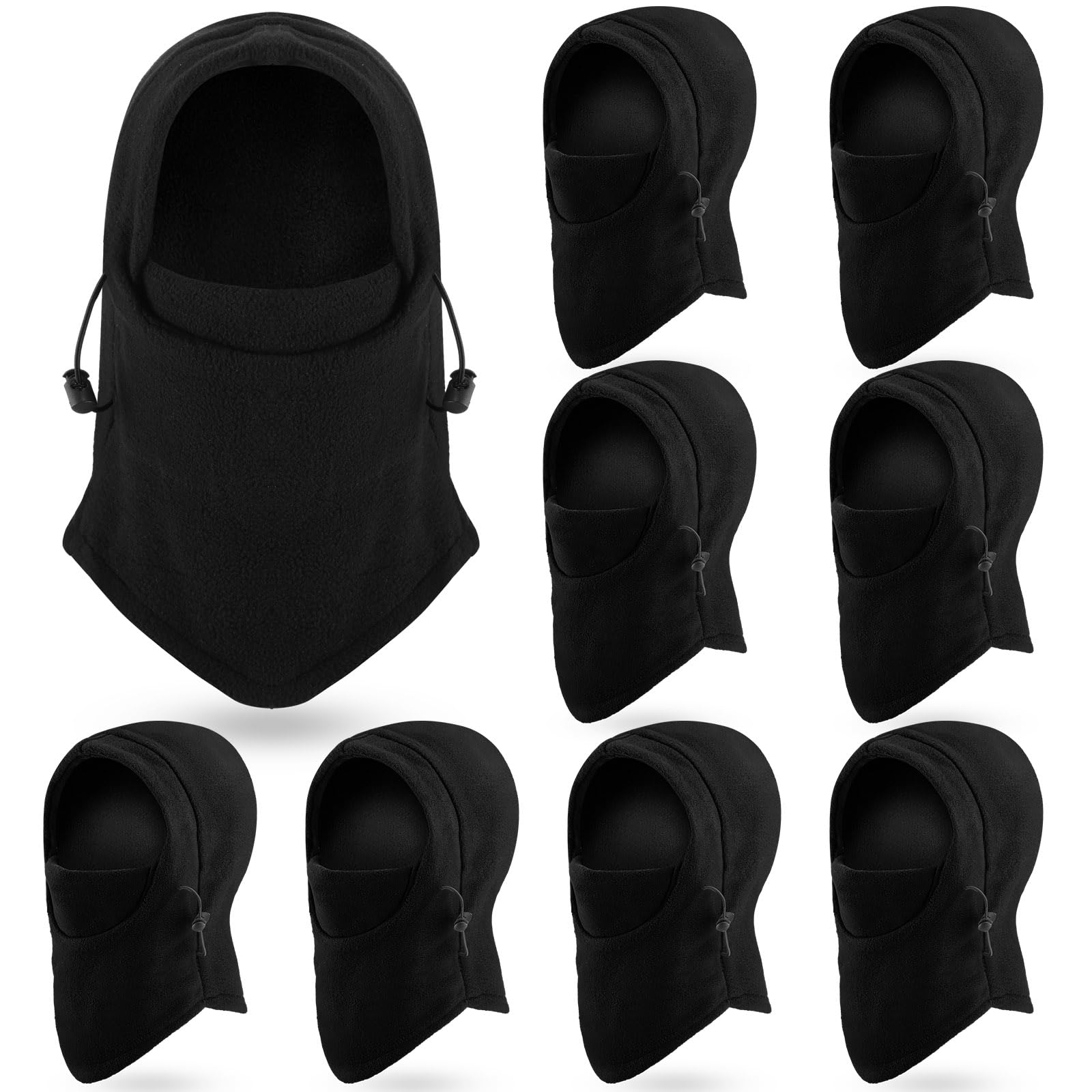 Frienda 8 Pack Balaclava Ski Mask for Men & Women - Windproof Winter Face Cover, Adjustable Warm Fleece Lining for Skiing, Snowboarding, Motorcycling & Outdoor Activities