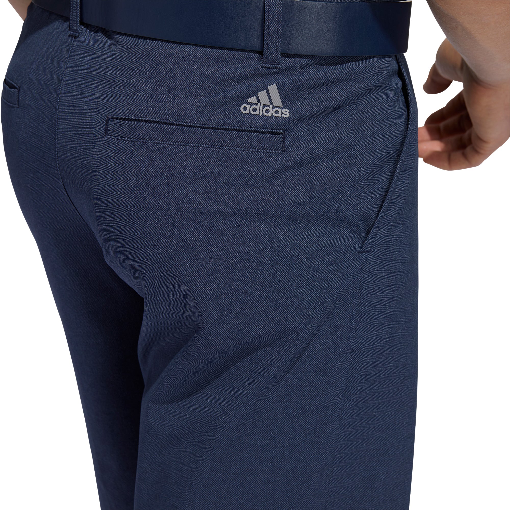 Adidas Ultimate Club Novelty Pinstripe 10.5 Inch Navy Blue Men's Golf Shorts - Comfortable & Stylish for Golfing & Casual Wear