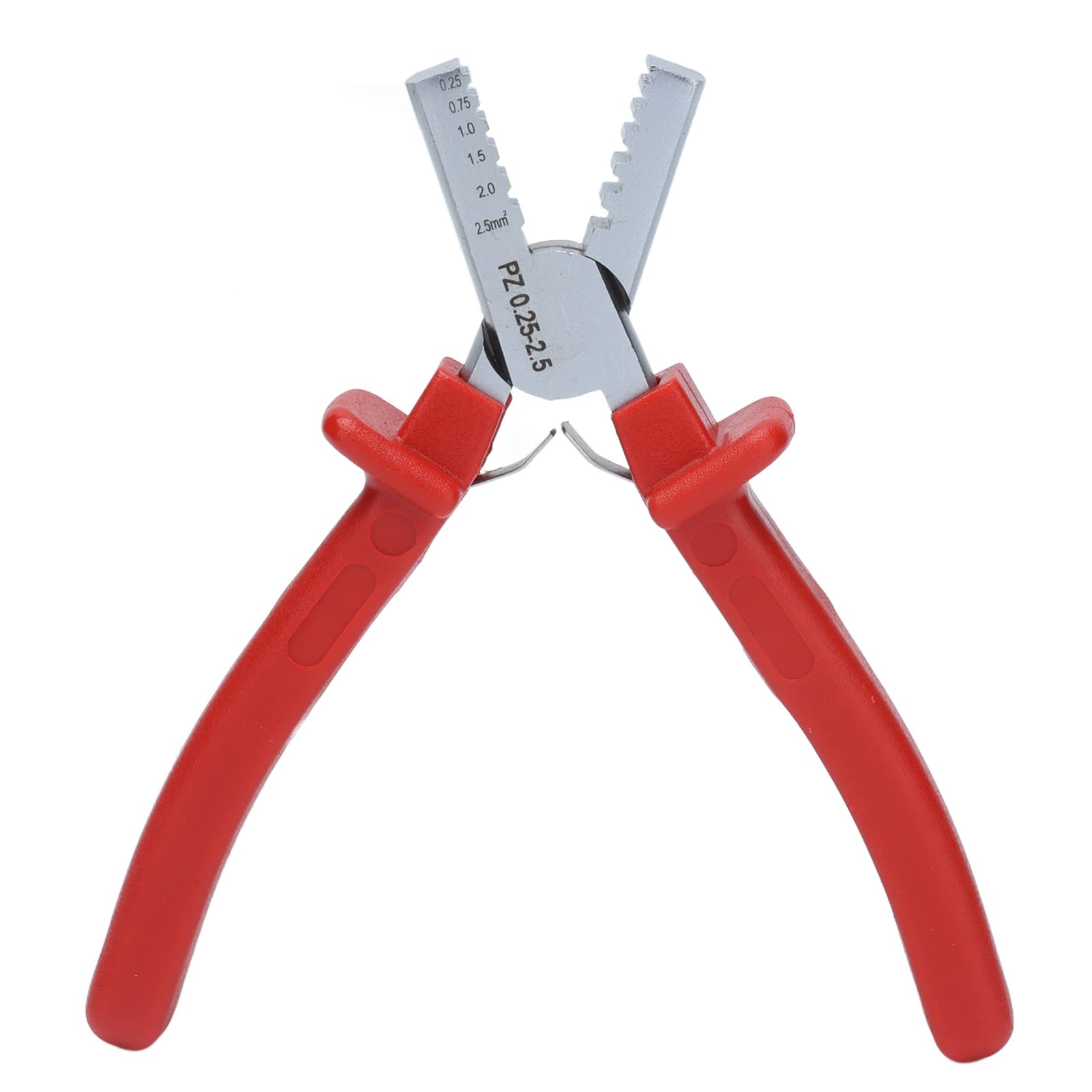 FTVOGUE Crimping Pliers PZ0.25-2.5 Needle Terminal Pipe Crimper Tool - Professional Electrical Wiring & DIY Home Improvement for Automotive, HVAC, and Outdoor Projects