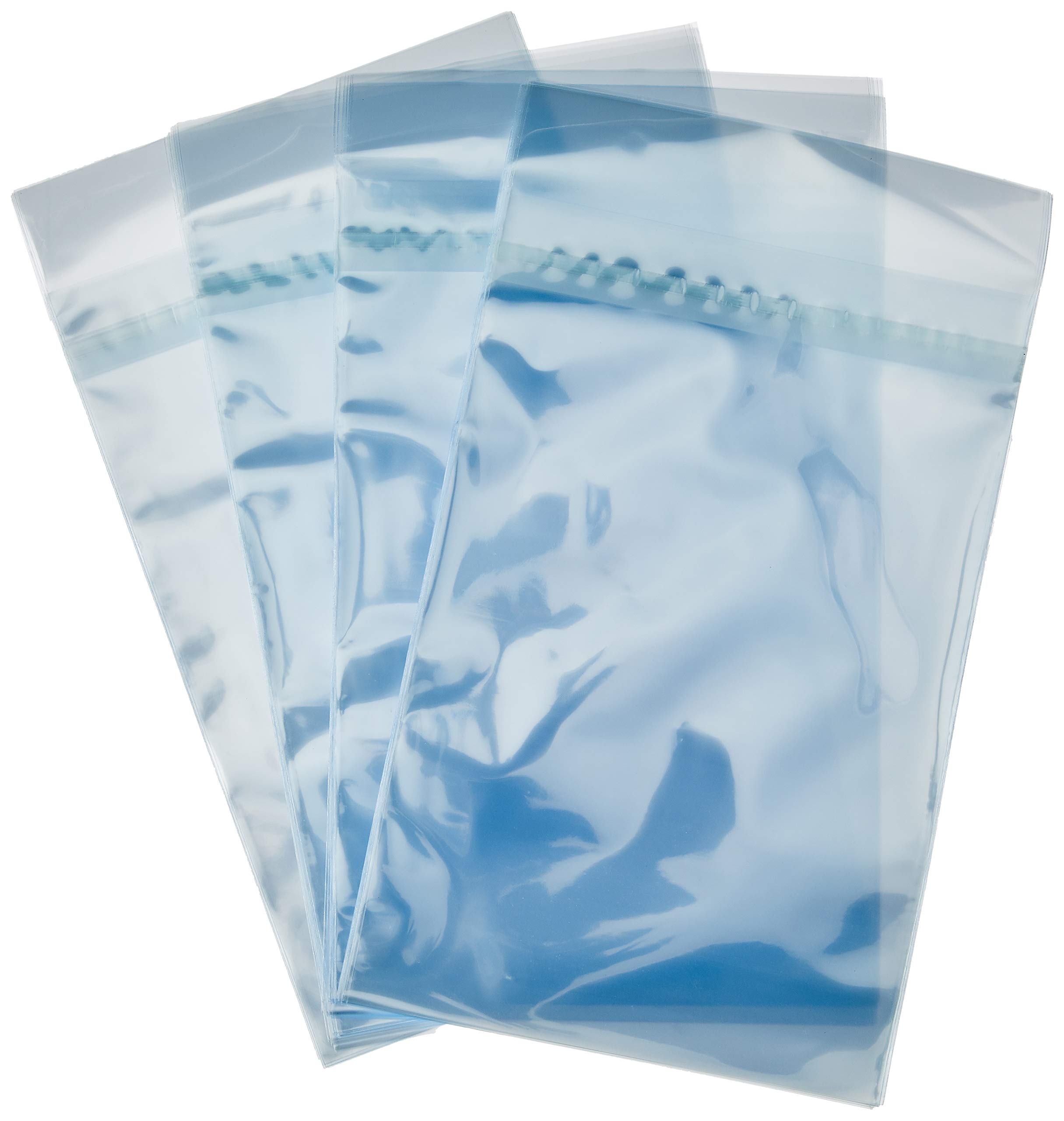 Resealable Comic Book Bags - 100 Pack | Acid-Free Mylar Sleeves for Comic Protection | Perfect for Collectors, Storage & Display