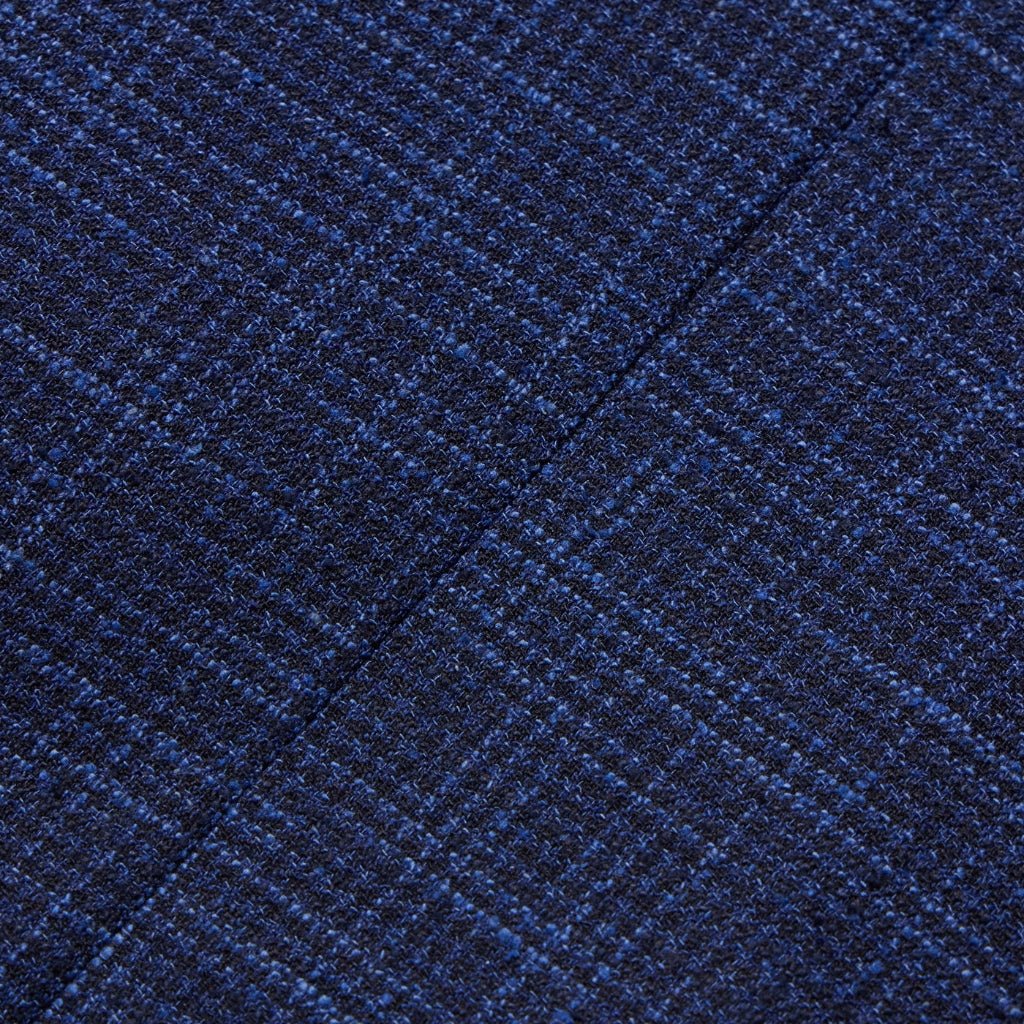 Corneliani Men's Navy Blue Twill Blazer Jacket - Classic Slim Fit Formal Blazer for Business, Office & Special Occasions