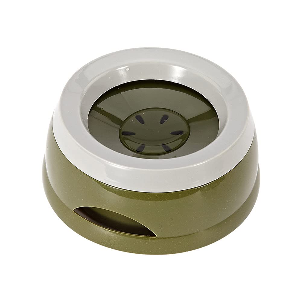 Non-Spill Floating Pet Bowl for Dogs & Cats - No Wet Mouth, Portable Plastic Water Feeder - Perfect for Travel, Crate Training & Mess-Free Feeding