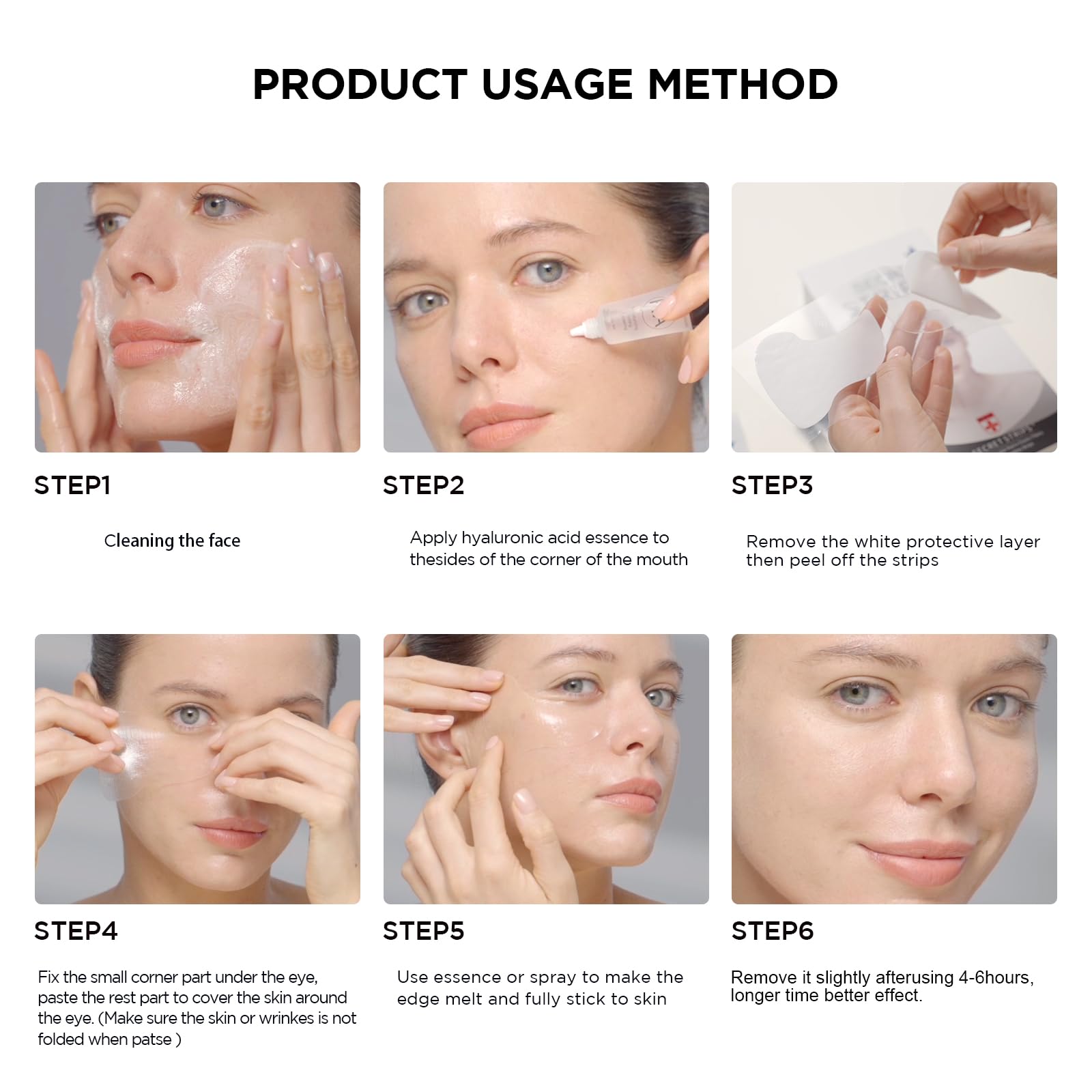 Anti-Wrinkle Under Eye Patches with Amino Acid & Collagen - Dark Circle & Puffiness Treatment - Reusable Eye Masks for Wrinkles & Bags | Perfect for Night Care, Travel & Daily Skincare Routine