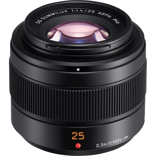 Panasonic Leica DG Summilux 25mm f/1.4 II ASPH. Lens - Fast Prime Lens for Micro Four Thirds Cameras | Perfect for Portraits, Low Light & Street Photography