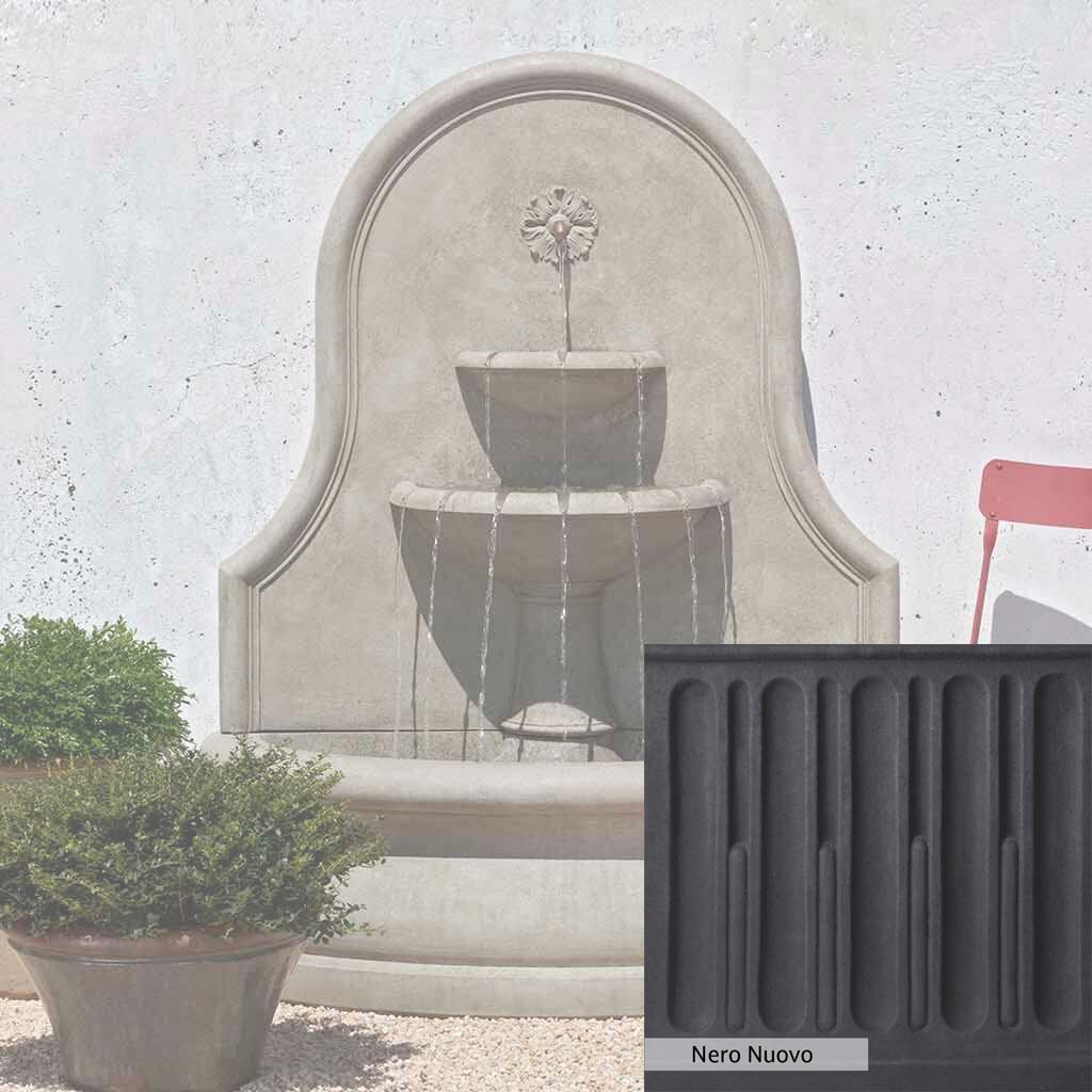 Campania International Estancia Outdoor Wall Fountain - Elegant Garden Water Feature for Patio, Yard, and Landscape Decor