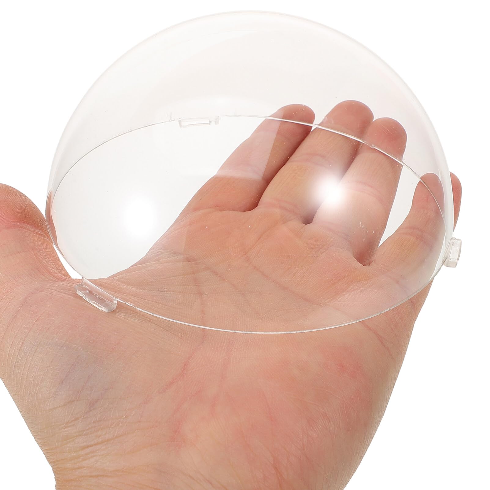 Ciieeo Clear Outdoor CCTV Dome Cover - Replacement Protector for Security Cameras, Pet Dog Fence & Window Surveillance - Durable Hemisphere Shell Housing for Home & Business Security