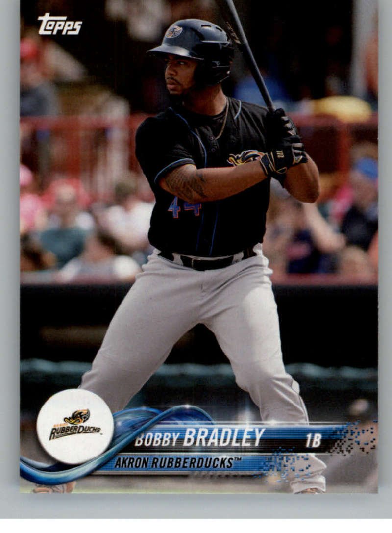 2018 Topps Pro Debut #131 Bobby Bradley Akron RubberDucks Minor League Baseball Trading Card - NM/Mint Condition - Perfect for Collectors, Sports Memorabilia Fans & Baseball Card Enthusiasts - Great for Display, Trading or Investment