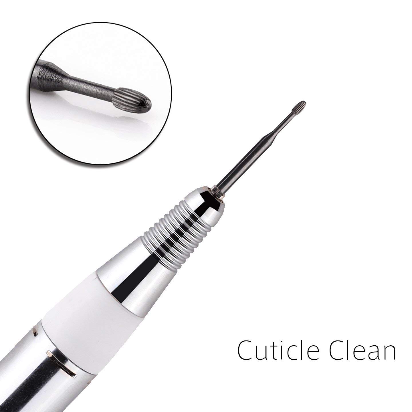 Makartt Geneviere Professional Electric Nail Drill Machine Kit with Safety Nail Drill Bits - Perfect for Salon, Home Manicure & Pedicure, Nail Art Design