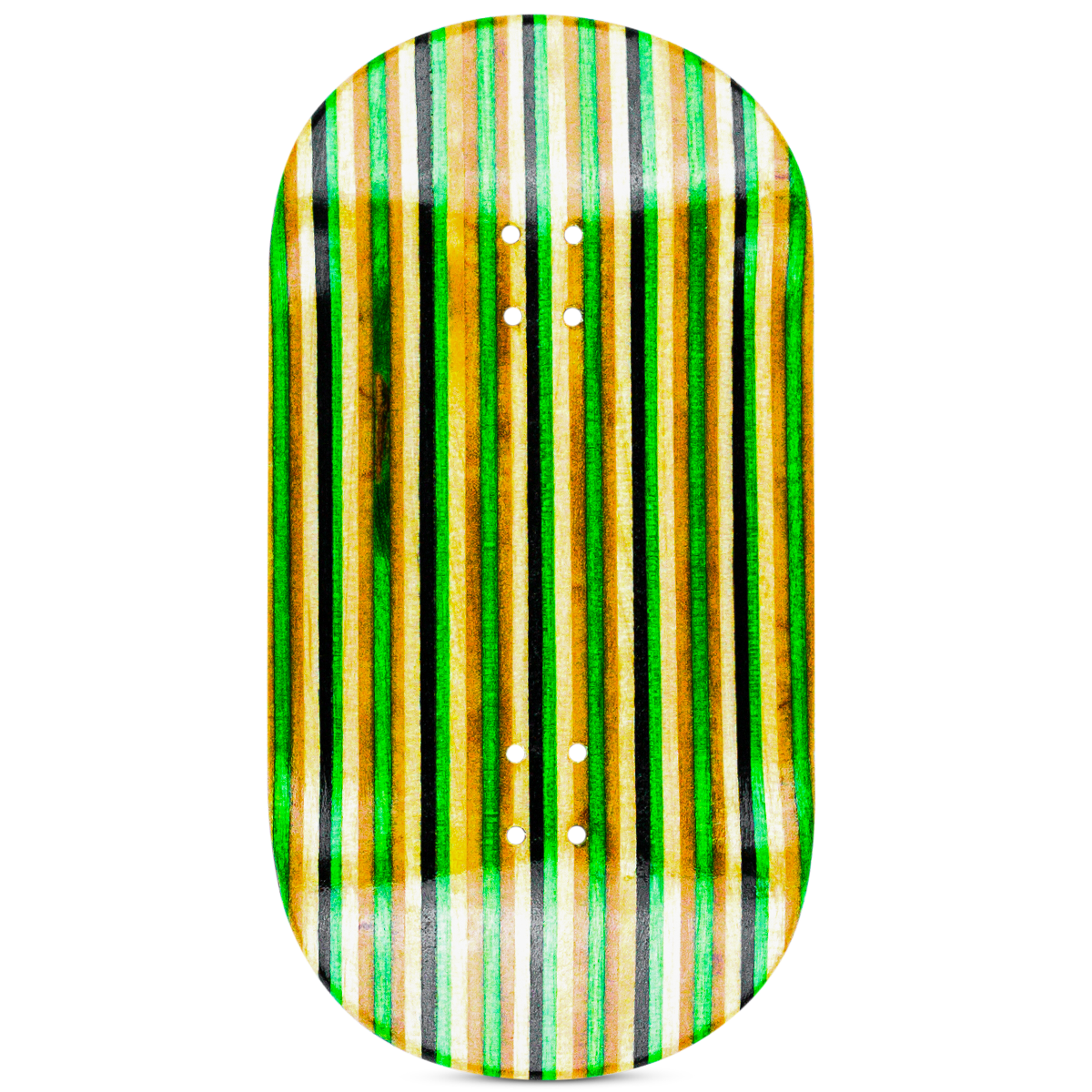 Industryfb Recycled Fingerboard Deck - Eco-Friendly Skateboard for Finger Tricks & Stunts | Perfect for Beginners & Pros - Color A