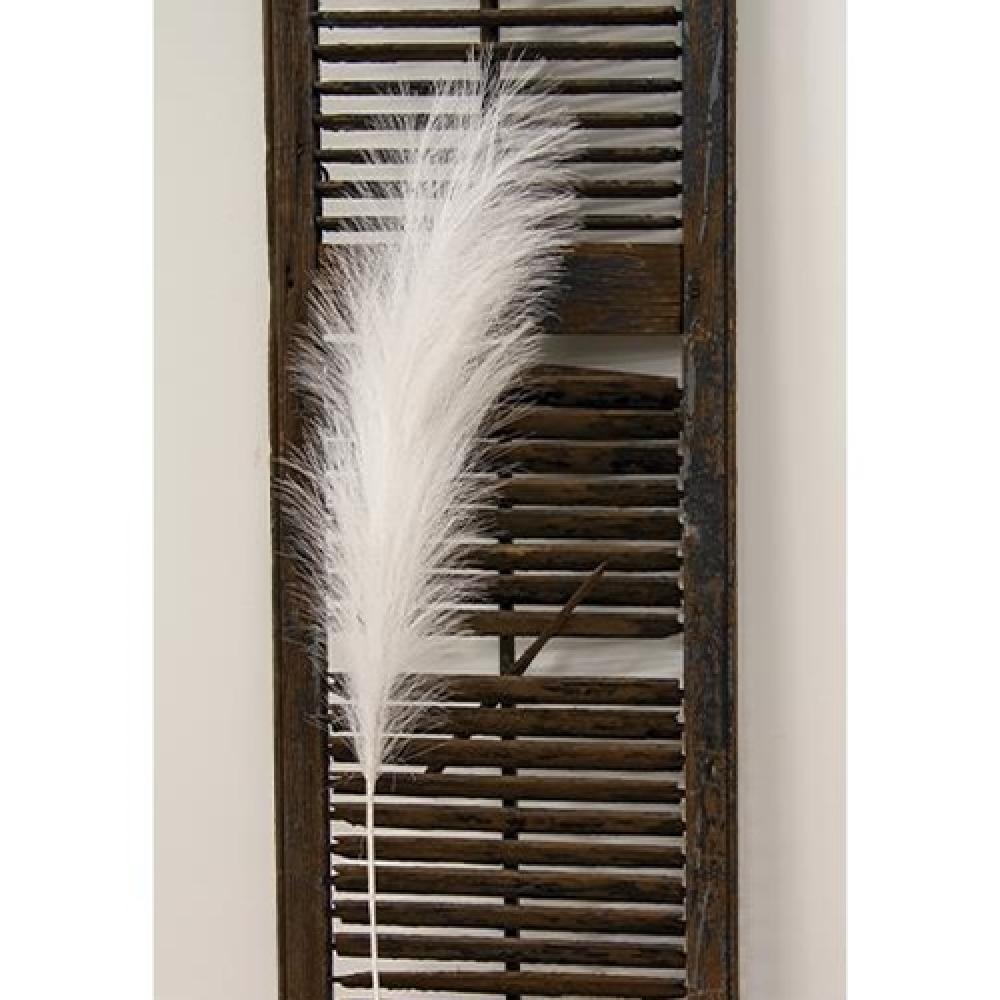 45 White Pampers Grass Spray - Natural Dried Floral Decor for Home, Wedding & Boho Style Events